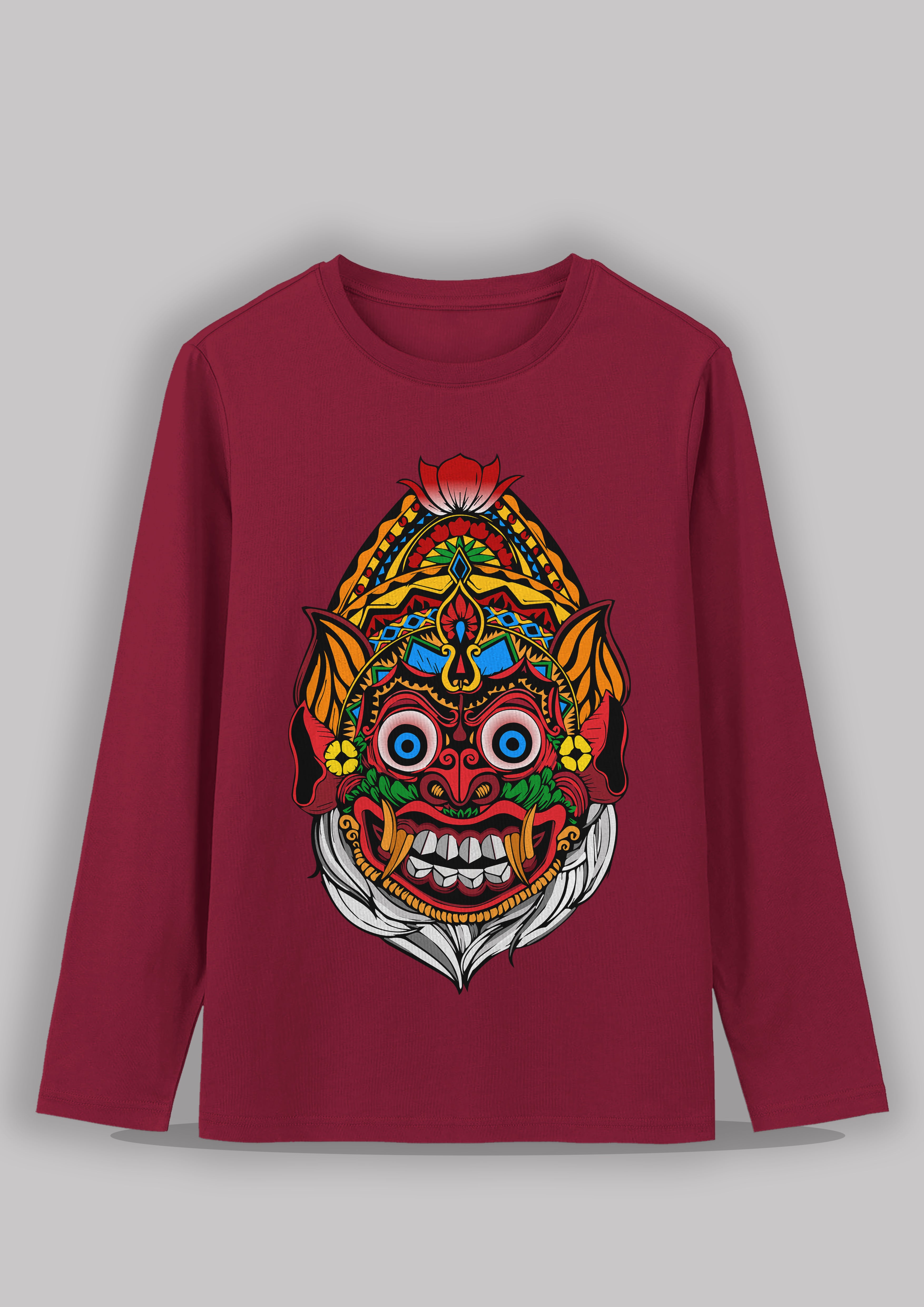 Asura Bengali Printed Full Sleeve Premium Cotton Unisex T-shirt