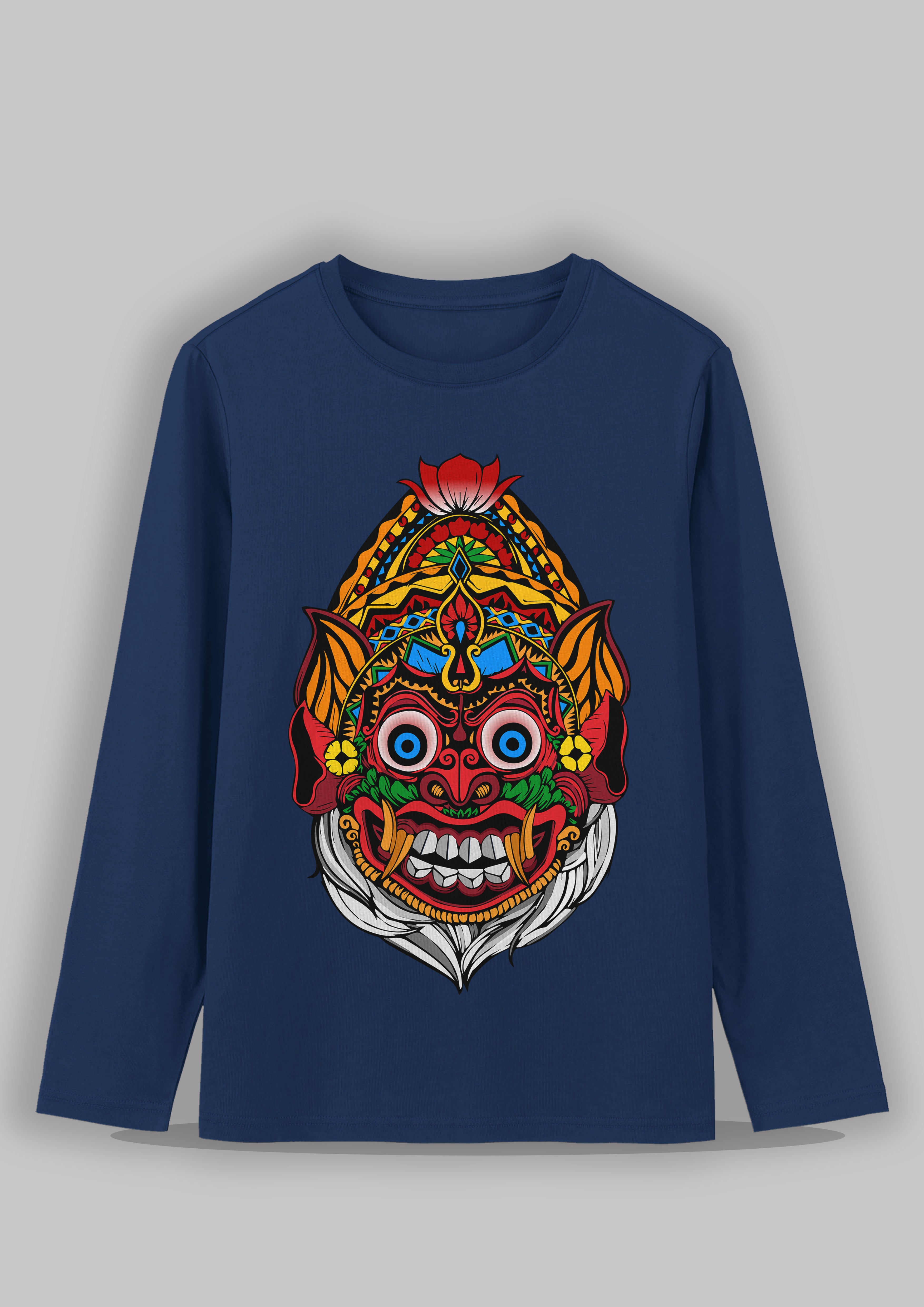 Asura Bengali Printed Full Sleeve Premium Cotton Unisex T-shirt