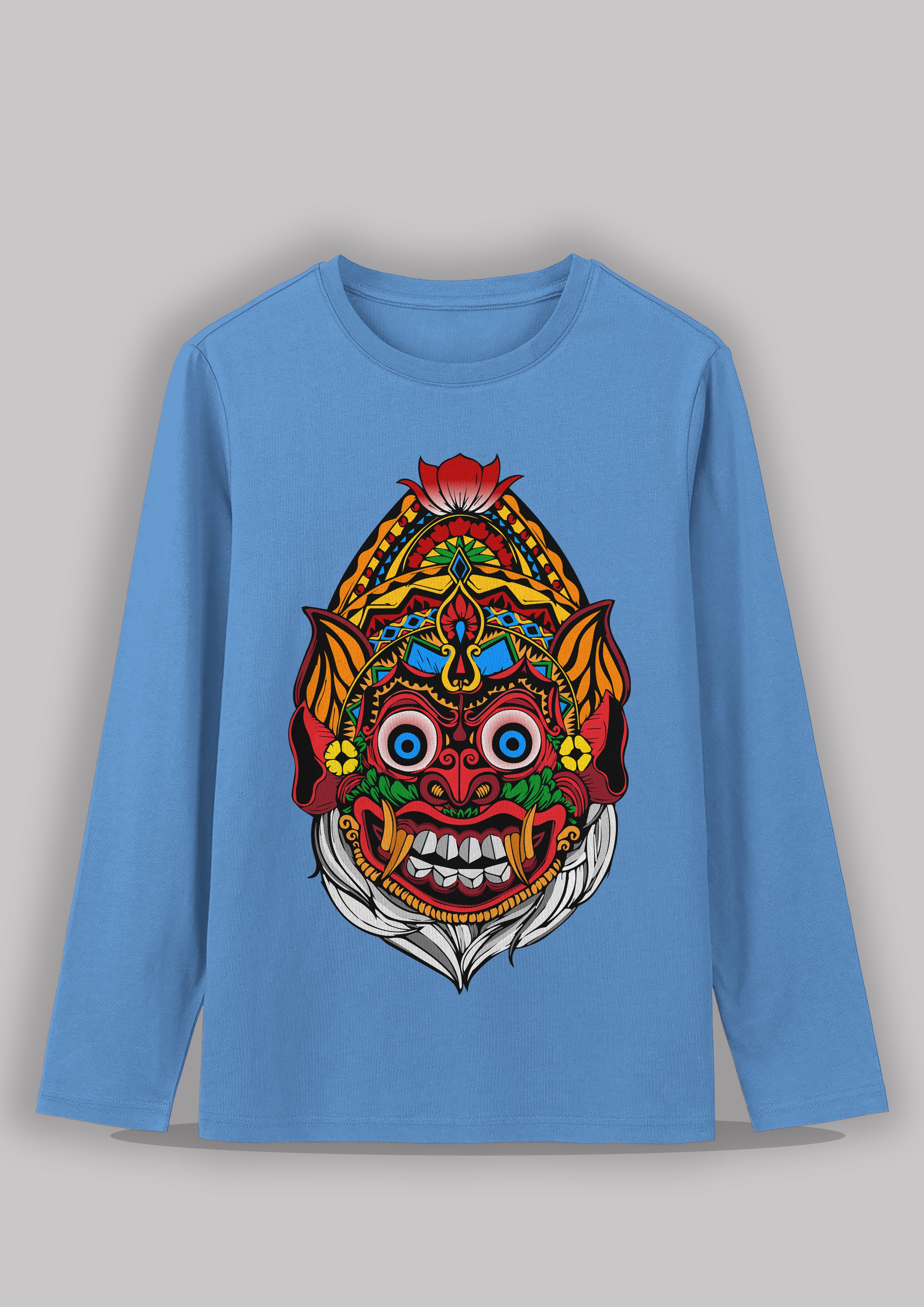 Asura Bengali Printed Full Sleeve Premium Cotton Unisex T-shirt