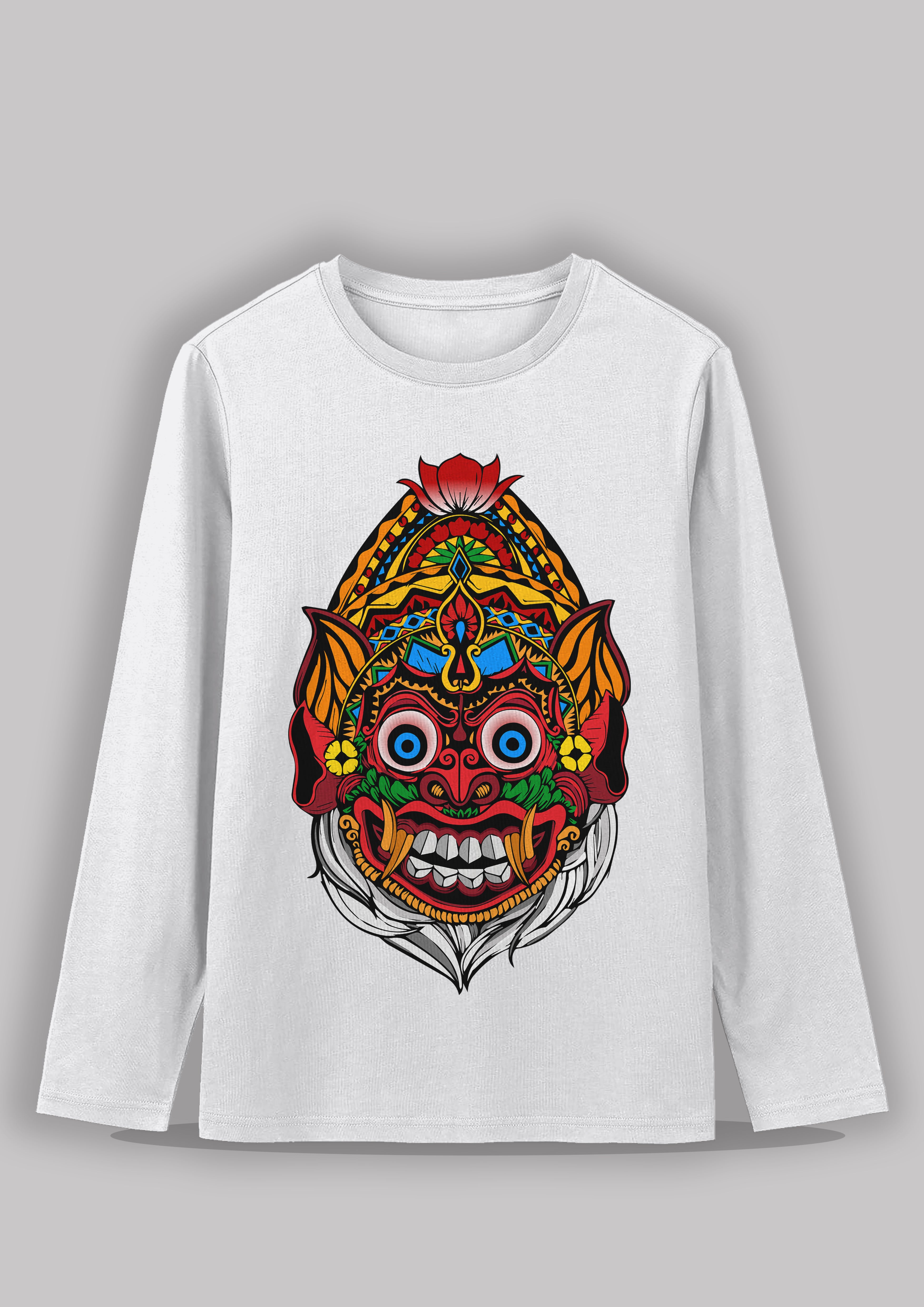 Asura Bengali Printed Full Sleeve Premium Cotton Unisex T-shirt