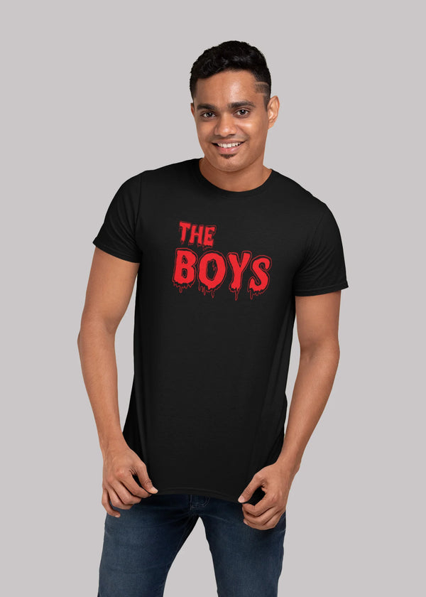 The Boys Printed Half Sleeve Premium Cotton T-shirt