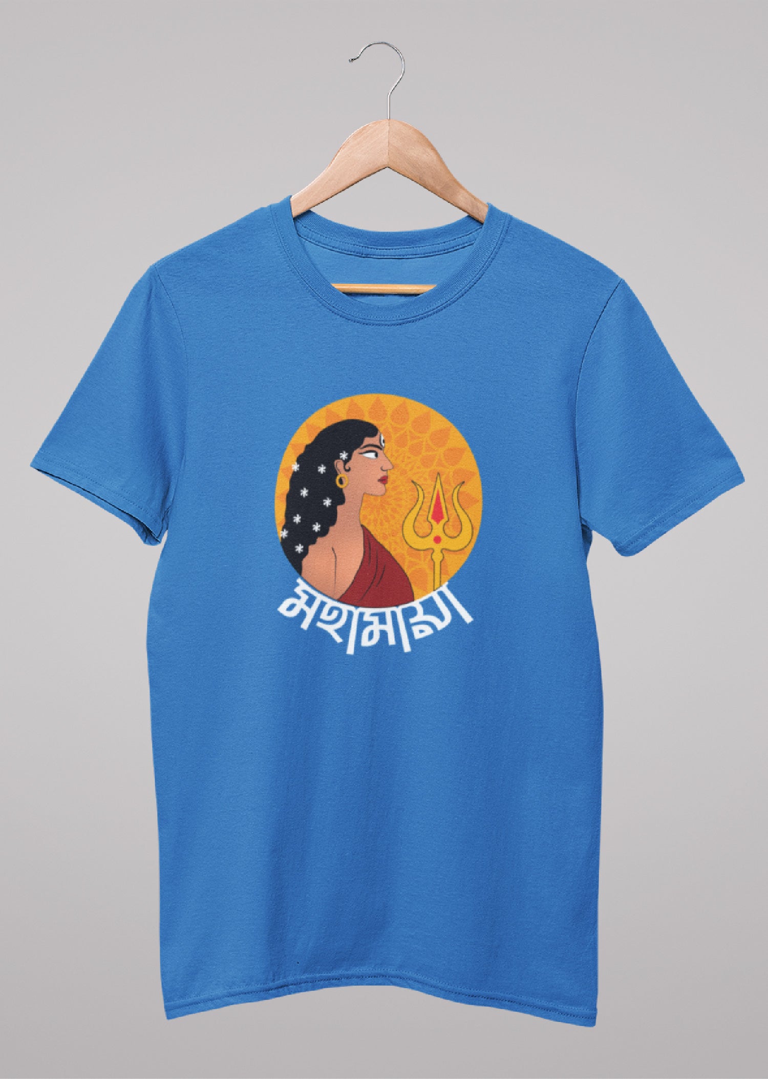 Mohamaya bengali Printed Half Sleeve Premium Cotton Unisex T-shirt