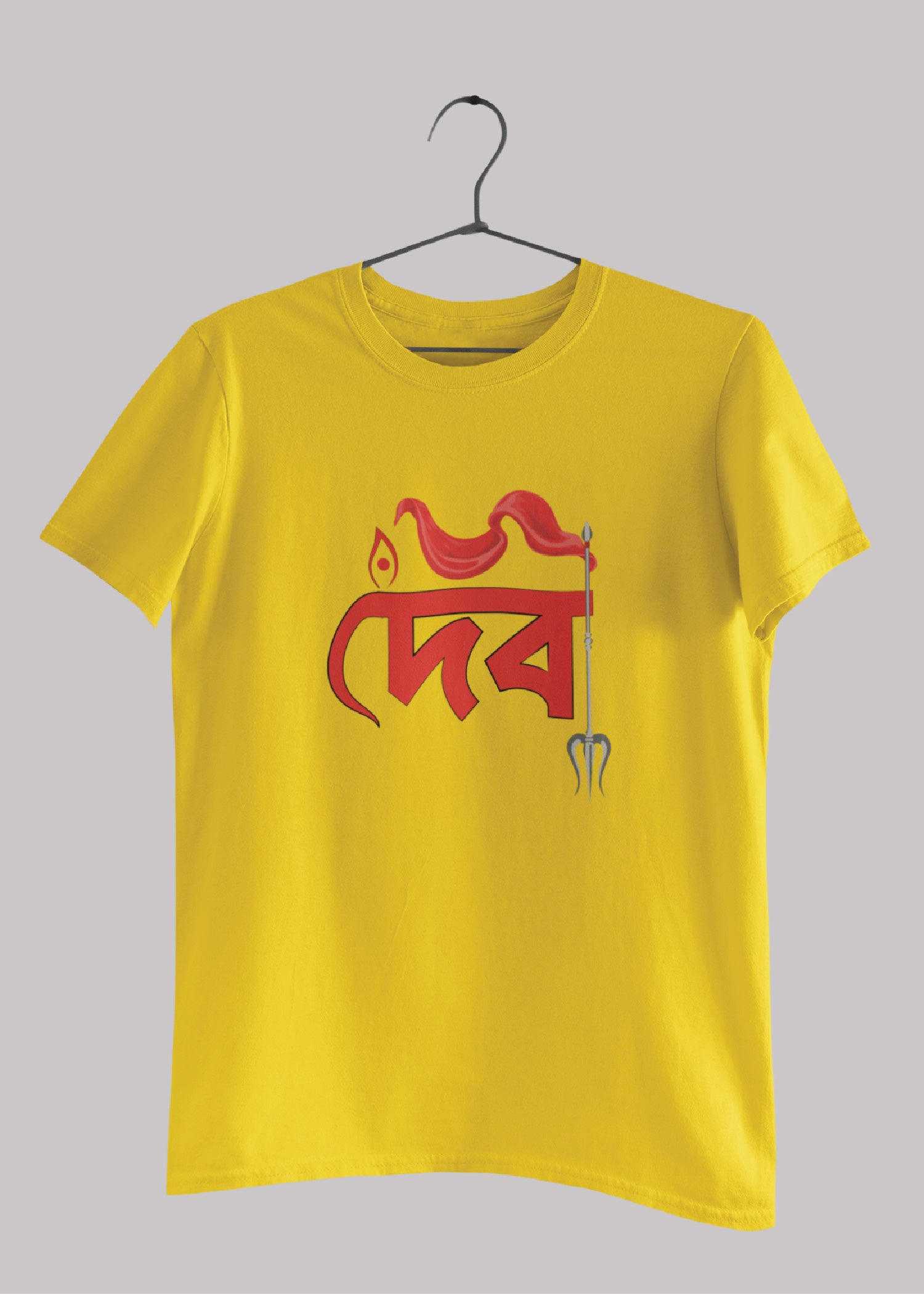 Devi bengali Printed Half Sleeve Premium Cotton Unisex T-shirt