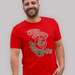 Rokthe amar mohun bagan premium cotton t shirts