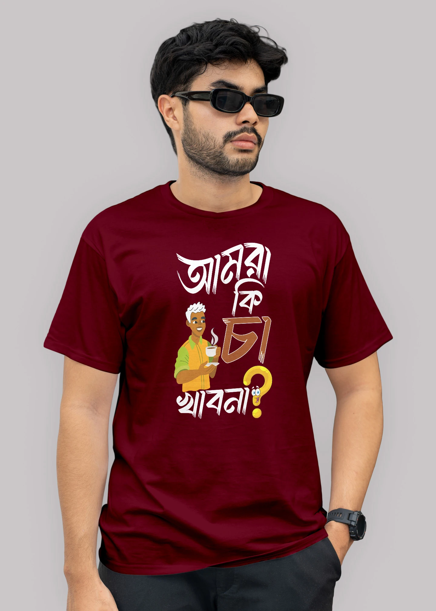 Darooon printed cotton tshirt