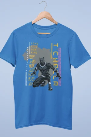 Black panther premium cotton half sleeve unisex t shirts