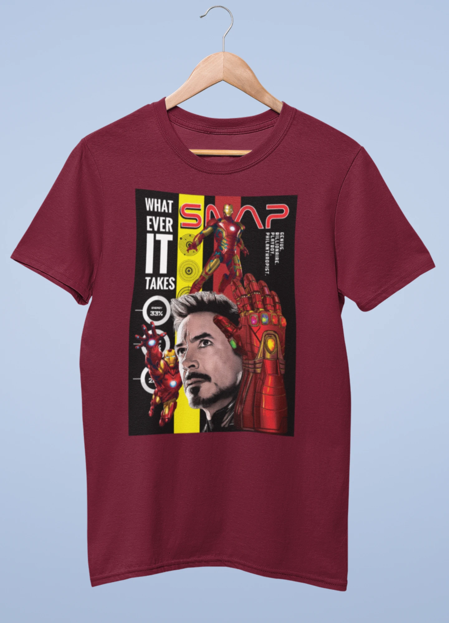 Iron Man premium cotton half sleeve unisex t shirts - Image 5
