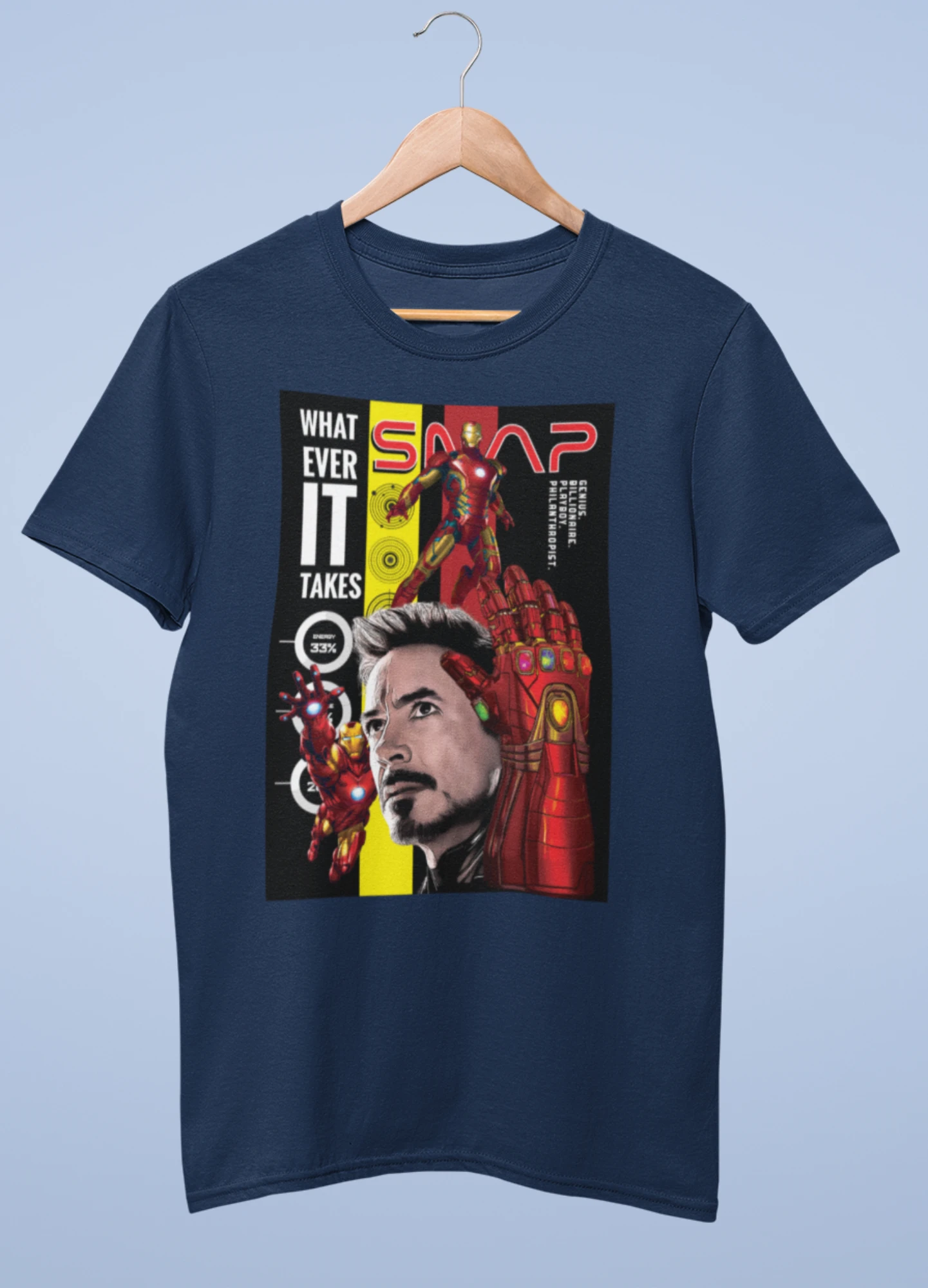 Iron Man premium cotton half sleeve unisex t shirts - Image 6