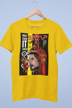 Iron Man premium cotton half sleeve unisex t shirts