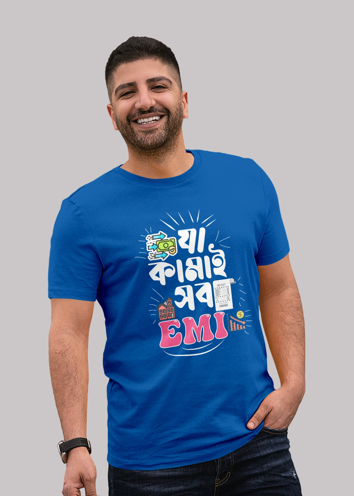 Darooon printed cotton tshirt