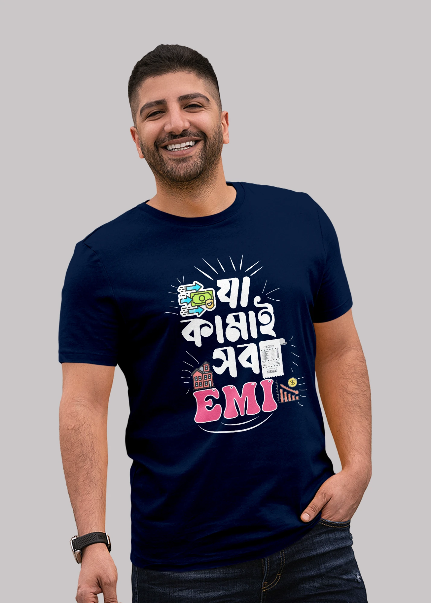 Darooon printed cotton tshirt