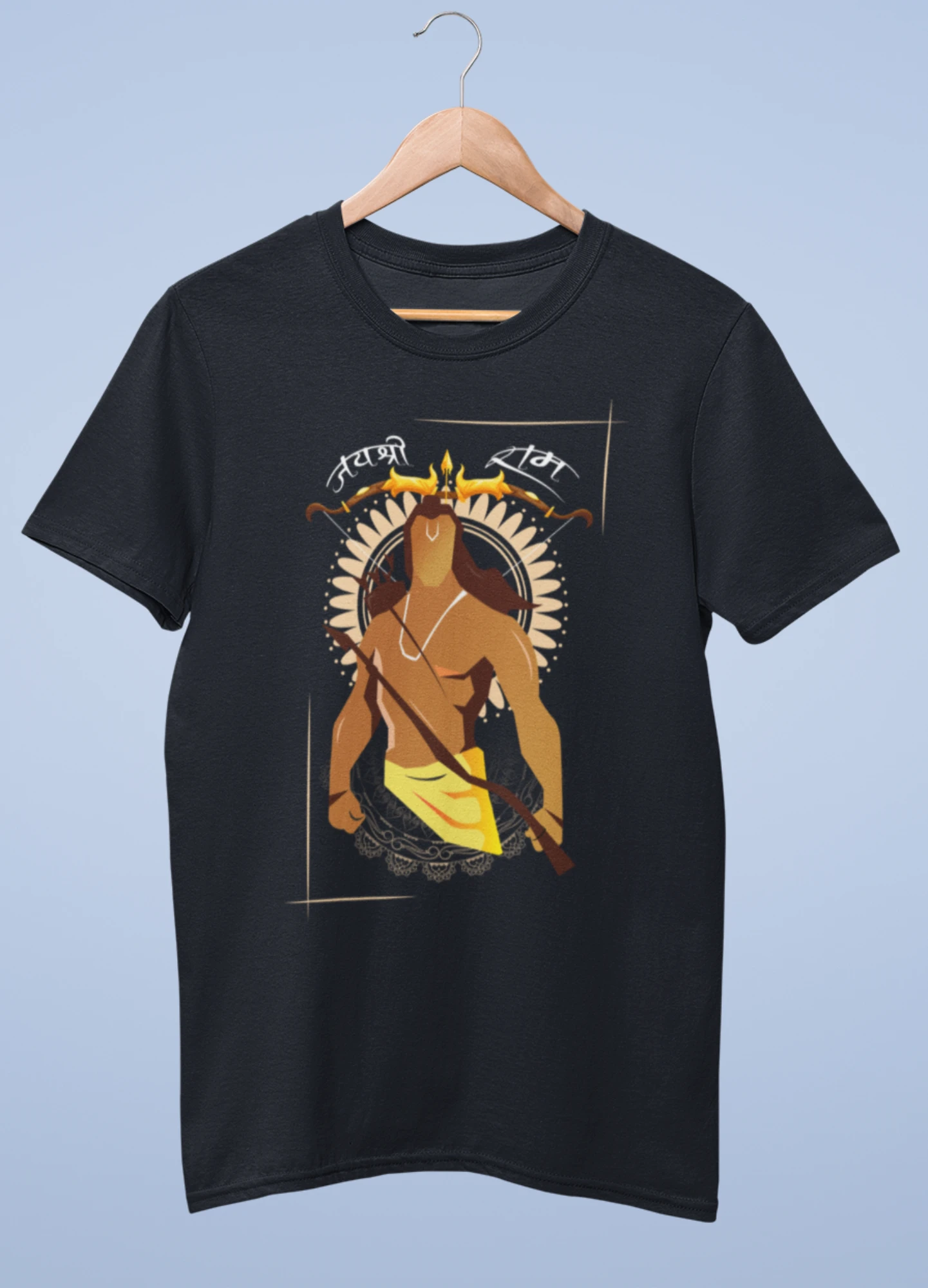 Jai Shri Ram premium cotton half sleeve unisex t shirts - Image 6