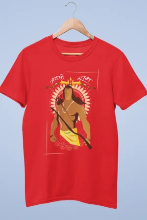 Jai Shri Ram premium cotton half sleeve unisex t shirts