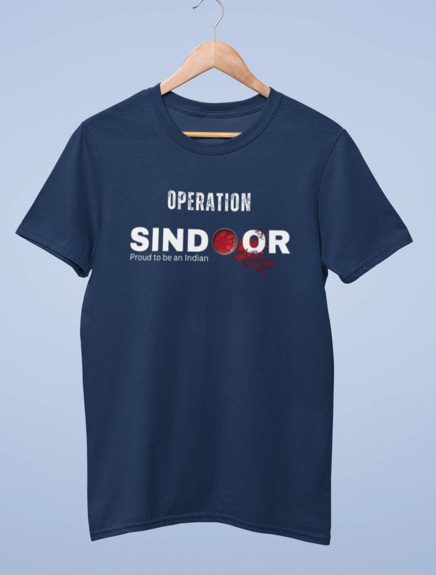 Operation Sindoor printed premium unisex half sleeve t-shirt - Image 3
