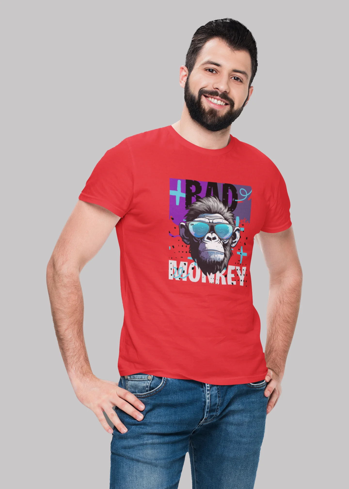 Bad monky Premium Cotton Unisex T-shirt