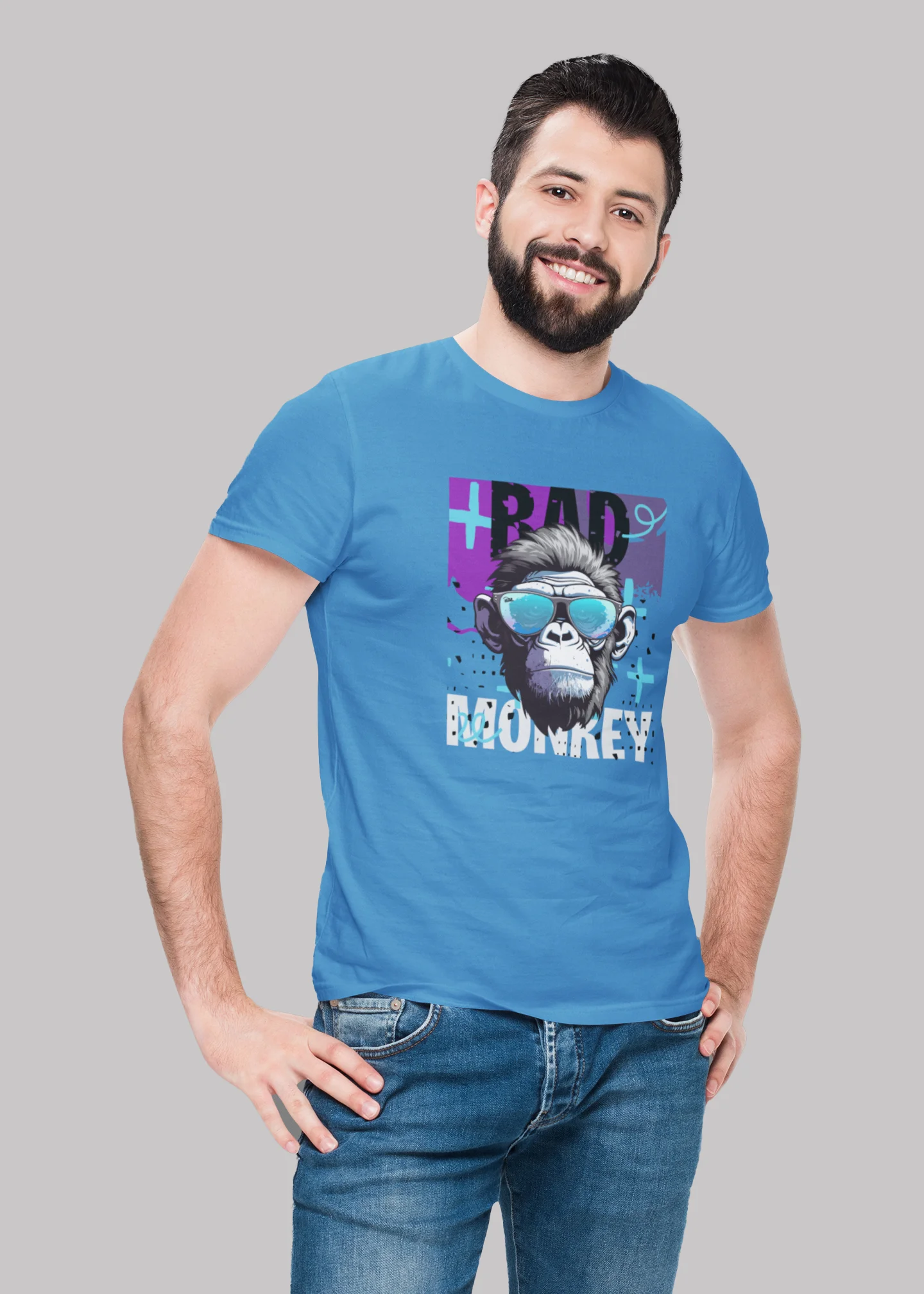 Bad monky Premium Cotton Unisex T-shirt - Image 6