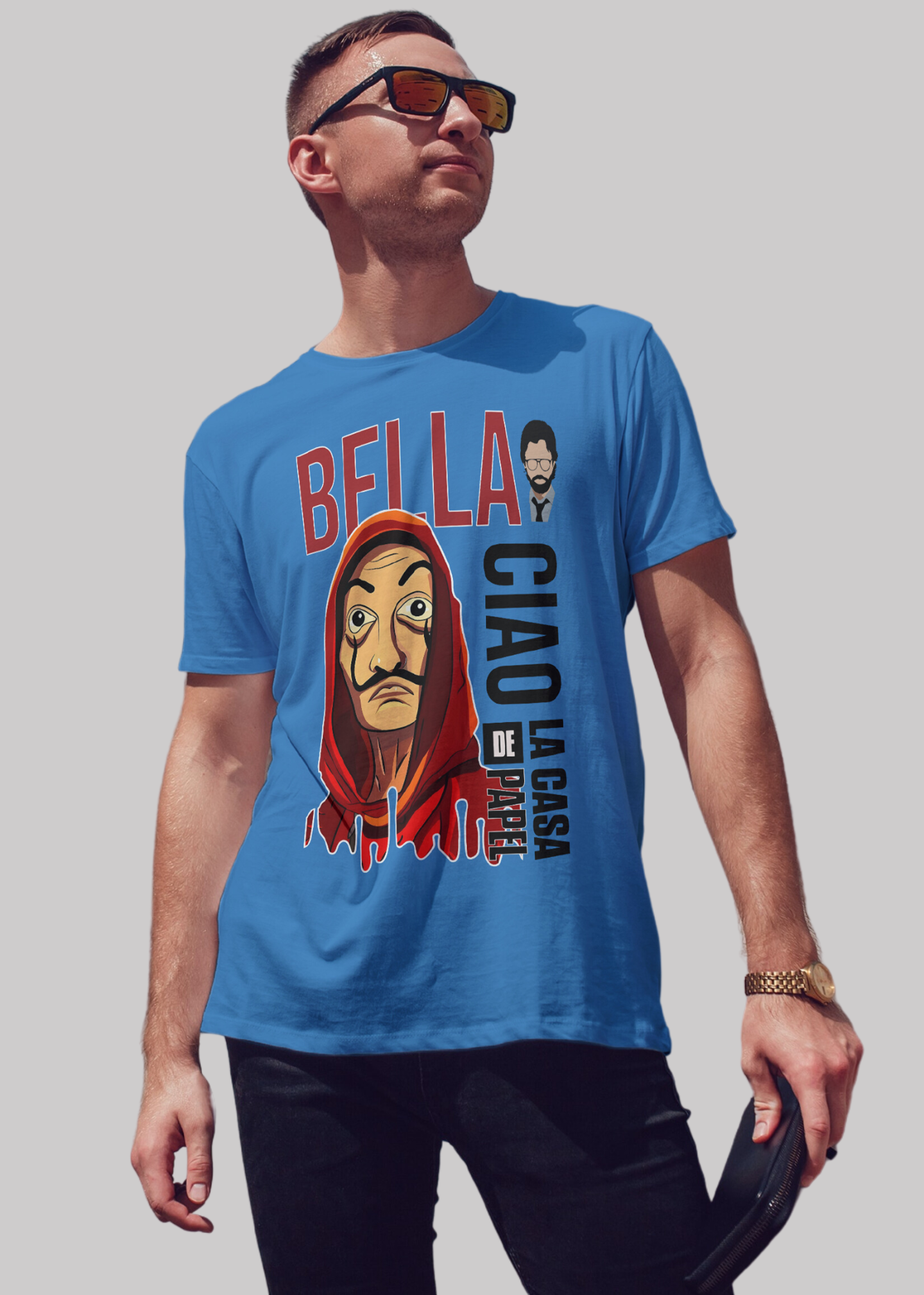 Money heist la casa de papel premium cotton half sleeve unisex T-shirts