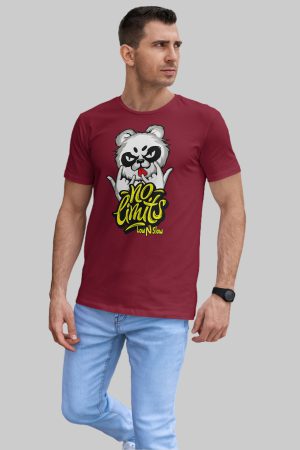 No limits premium cotton half sleeve unisex T-shirts