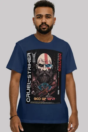 God of war kratos premium cotton half sleeve unisex t shirts