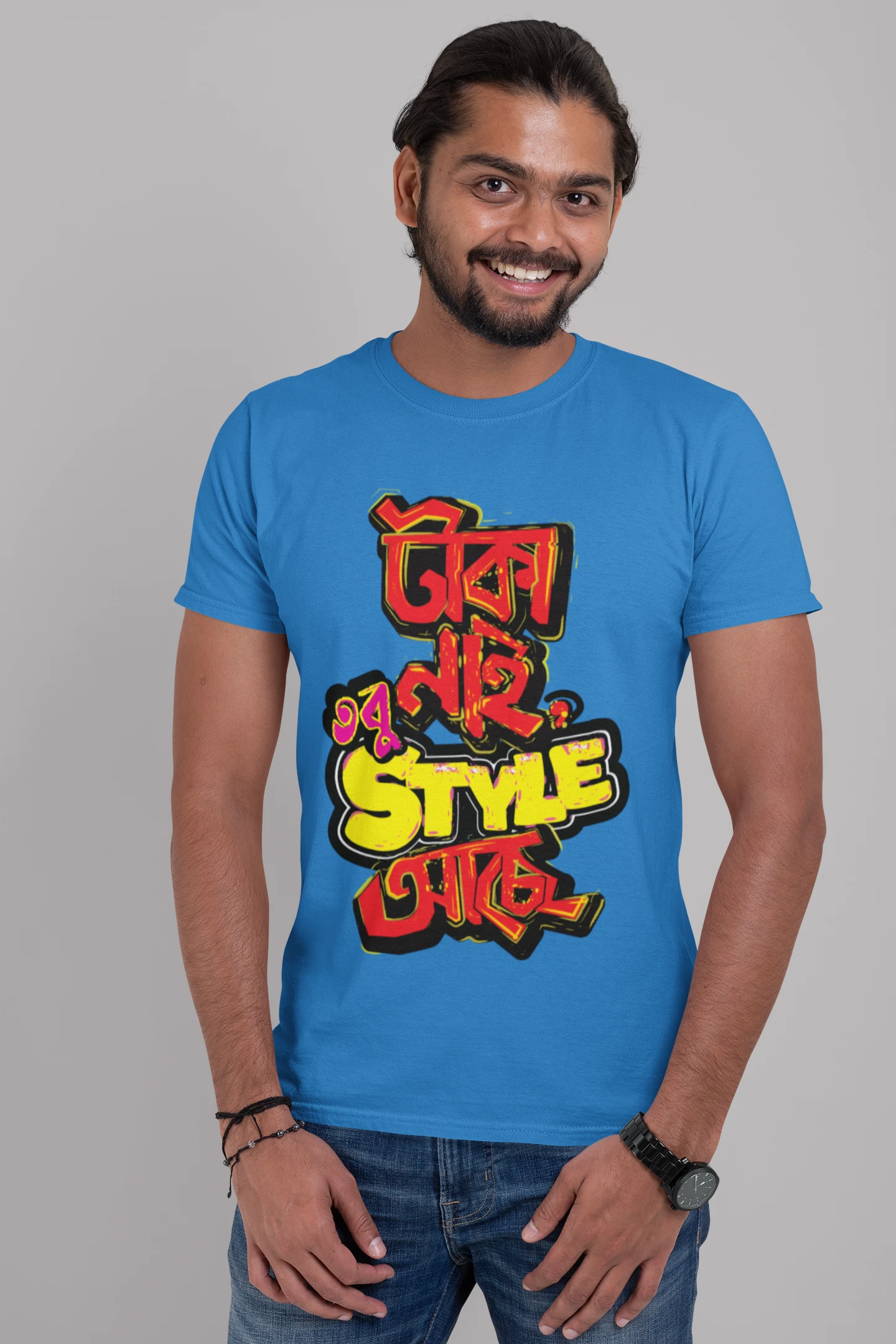 Taka nai tobu style ache premium cotton half sleeve unisex t shirts - Image 2