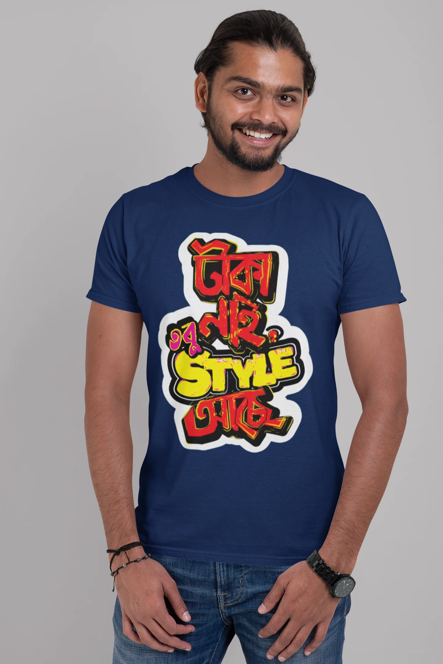 Taka nai tobu style ache premium cotton half sleeve unisex t shirts - Image 4