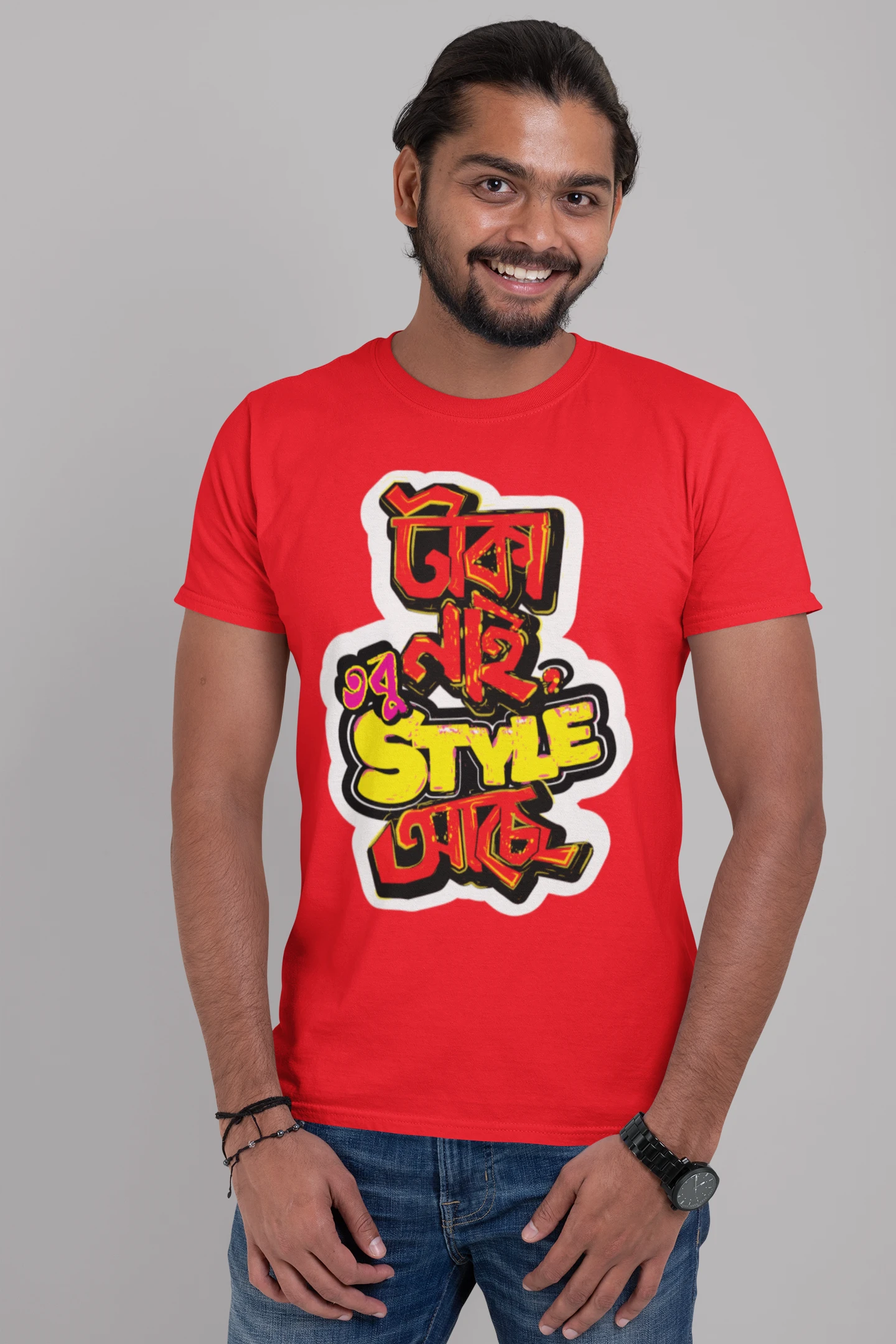 Taka nai tobu style ache premium cotton half sleeve unisex t shirts