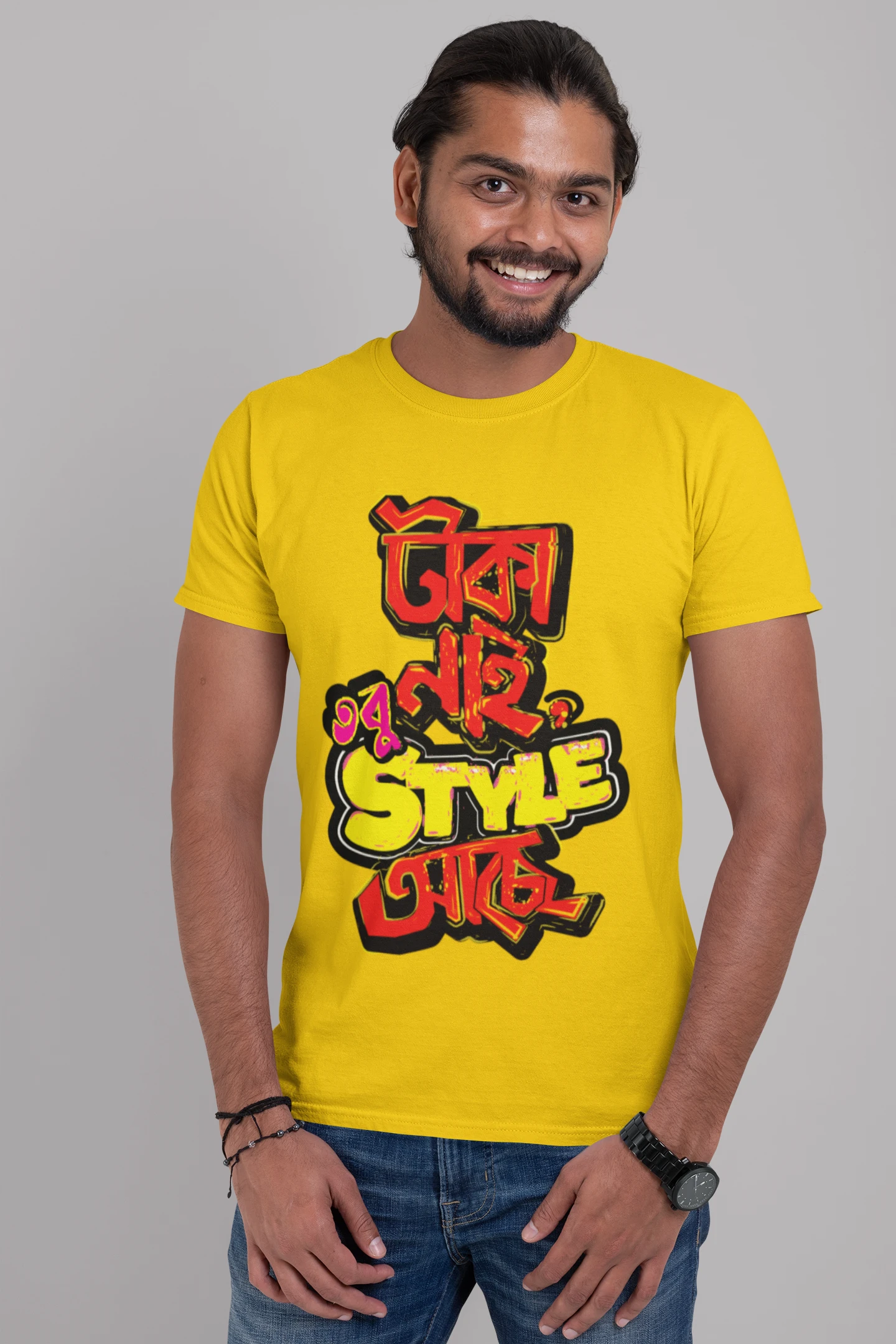 Taka nai tobu style ache premium cotton half sleeve unisex t shirts - Image 7